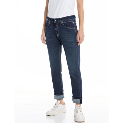 Replay women's jeans Marty Boyfit, Dark Blue 007 (blue), 29W / 30 on sale
