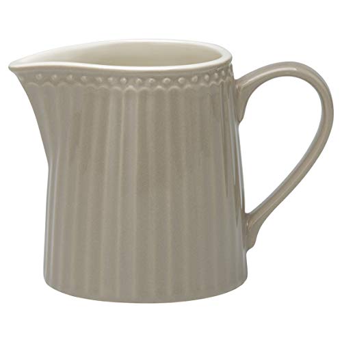 Porcelain milk jug, Alice Warm Grey by GREENGATE