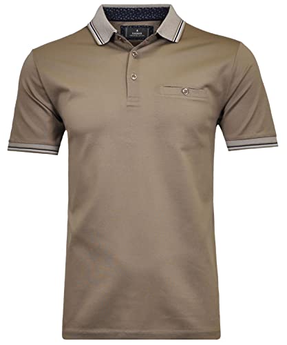 RAGMAN Herren Polo Uni, mercerisierte Baumw. im Sale