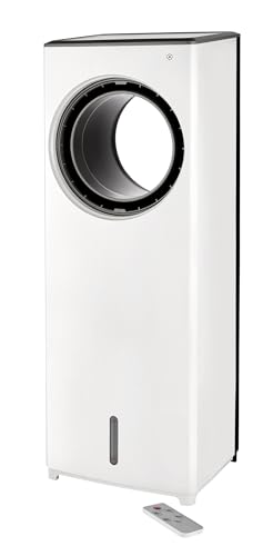 Unold 86990 Air Cooler fresh - Pedestal fan, 110W, white, 3 ventilation modes, included cooling packs, timer, touch control panel on sale