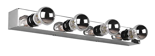 Trio Leuchten bathroom wall light Theatro 283600406, metal chrome, exclusive 4x E27, with switch on sale