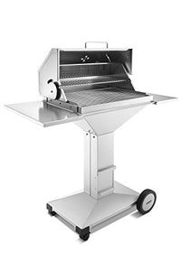 Thumbnail for THÜROS T4 BBQ Station mobile plate base stainless steel charcoal garden grill grey on sale