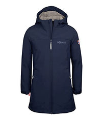 Thumbnail for Trollkids Mädchen Softshell Mantel Kristiansand, Marineblau/Orange, im Sale