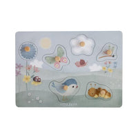 Thumbnail for Little Dutch 4765 FSC Holz Greifpuzzle/Fühlpuzzle Blumen & Schmetterlinge - Flowers & Butterflies im Sale