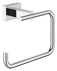 Thumbnail for GROHE Essentials Cube - WC-Papierhalter (Metall, Verdeckte Befestigung, langlebige Oberfläche), chrom, 40507001 im Sale