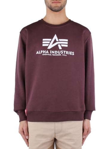 Alpha Industries Basic Sweater Sweatshirt für Herren Dark Green, im Sale