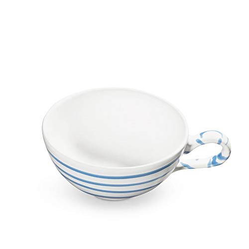 GMUNDNER KERAMIK teacup, volume: 170 ml, blue flamed, handmade ceramics from Austria on sale