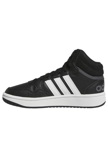 adidas Unisex Kinder Hoops Mid Shoes Schuhe, Core Black/Cloud White/Grey Six im Sale