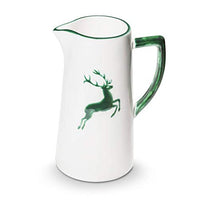 Thumbnail for GMUNDNER KERAMIK water jug ​​capacity: 1.2 liters green deer tableware, handmade in Austria
