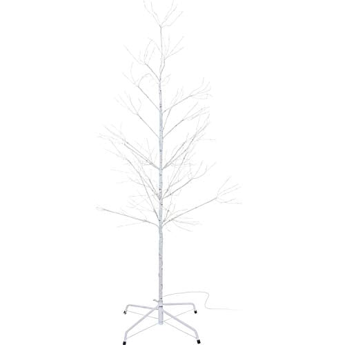 Gärtner Pötschke Micro-LED-Baum Snow Light, klein, 150 cm, Metall, weiß im Sale