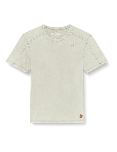 KEYLARGO Herren MT METROPOL Round T-Shirt, Silver (1107), im Sale