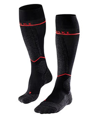 Thumbnail for FALKE Men's Ski Socks SK4 Energizing Light Kh Wool Functional Material with Compression 1 Pair, Black Black-Mix 3010, 44-45 on Sale