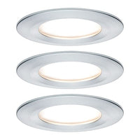Thumbnail for Paulmann 939.01 Einbauleuchte LED Coin Slim IP44 rund 6,8W Alu 3er-Set dimmbar IP44 im Sale