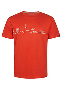 Thumbnail for ELKLINE Herren T-Shirt In 81 Tagen 1041202, Farbe:Mandarin, im Sale