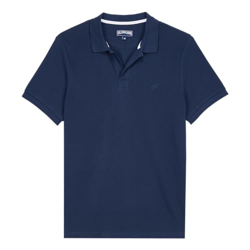 Vilebrequin Einfarbiges Polohemd aus Leinenjersey für Herren im Sale