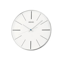 Thumbnail for Seiko Wanduhr silber Kunststoff Schleichende Sekunde QXA634A im Sale