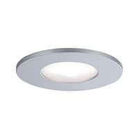 Thumbnail for Paulmann 99937 LED Einbauleuchte Calla rund incl 1x5W IP65 Einbaustrahler Chrom matt Schranklicht Kunststoff, Aluminium Einbaulampe 4000K im Sale