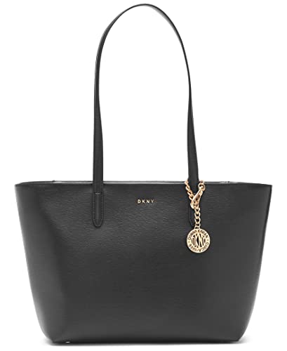 Dkny Women's Bryant Md Shop Tote, Black Gold, One Size on Sale