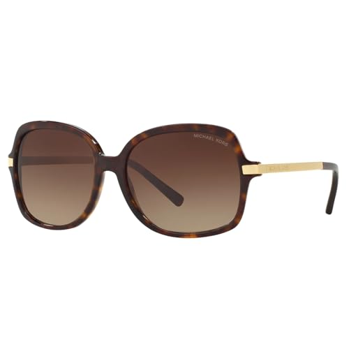 Michael Kors Women's Adrianna Ii 310613 57 Sunglasses, Gold (Dk Tortoise/Gold/Brown Gradient) on Sale