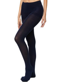 Thumbnail for Only The Ultra Opaque 80 DEN warm tights matte look wide comfort waistband cotton gusset women