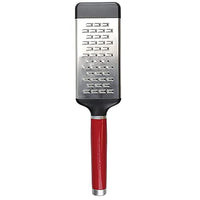 Thumbnail for KitchenAid Käsereibe, 2-seitige Reibe aus geätztem Edelstahl mit mittelfeinen Reibelöchern –Empire Rot im Sale
