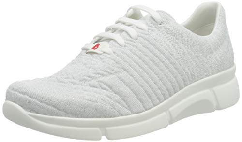 Berkemann Damen Pinar Sneaker, Weiß (Weiß/Silber/Lurex 104), 2/3 EU im Sale