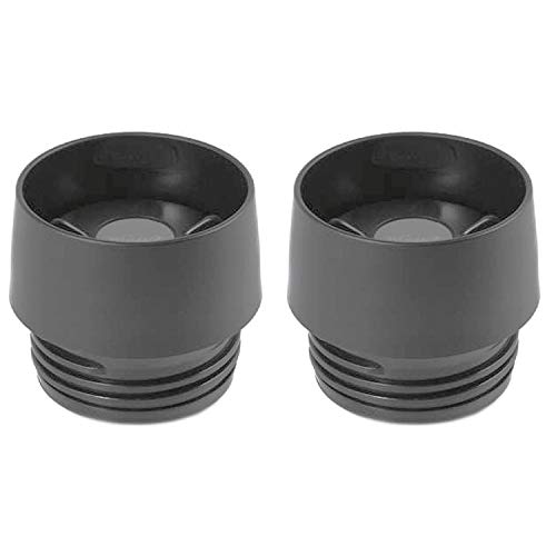 EMSA, Edelstahl 513857 Travel Mug Ersatzdeckel für Thermobecher 0,36 Liter & 0,5 Liter, schwarz (2 Stück) im Sale