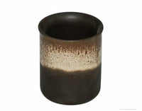 Thumbnail for Bunzlauer Keramik Original 250 ml Becher Tasse ohne Henkel/Zahnputzbecher, H = 9,2 cm, V = 0,25 Liter, Dekor ZACIEK Braun im Sale