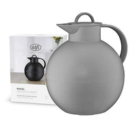 Thumbnail for alfi KUGEL 0.94l, graphite grey mat, plastic insulated jug with hygienic tempered glass insert, screw cap, designer piece, spherical thermos jug, ideal as a coffee pot, teapot, BPA-free on sale