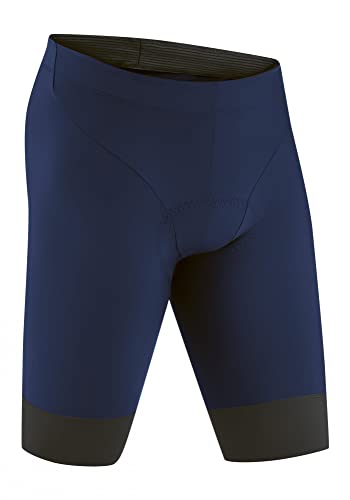Gonso SQlab GO M, Herren Fahrradhose, Tights mit ergonomischem SQlab Sitzpolster, Innovative Schnittführung ohne Seitennaht, Enganliegende Passform, Blau, im Sale