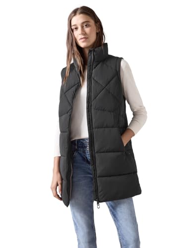 CECIL Damen B220234 Lange Weste, Dark Navy Blue, im Sale
