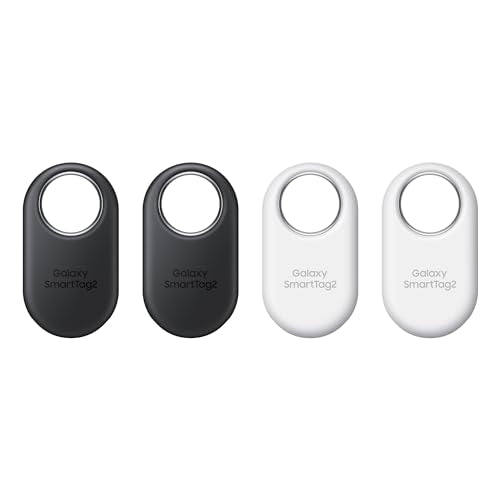 Samsung Galaxy SmartTag2 Bluetooth-Tracker, Kompassansicht, Suche in der Nähe, mit bis zu 500 Tage Laufzeit, wassergeschützt, Schwarz (1 Stück) im Sale