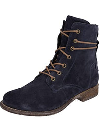 Thumbnail for Josef Seibel Damen Schnürstiefeletten Sienna 70,Weite G (Normal),Wechselfußbett,reißverschluss,Stiefel,Bootee,Booties,Rot (Carmin),43 EU im Sale