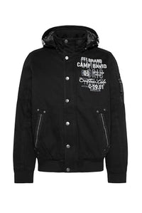 Thumbnail for Camp David Herren Winterblouson mit abtrennbarer Kapuze und Artworks Black im Sale