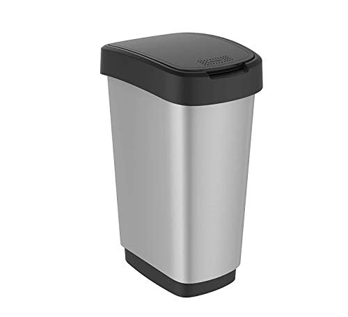 Rotho Twist waste bin 50l with lid, plastic (PP) on sale