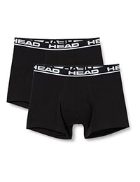 Thumbnail for HEAD Men's Boxer Underwear, Black, (2-pack) on Sale