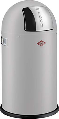 Thumbnail for Wesco 175531-79 Pushboy Junior trash can, sheet steel, 22 liters, Cool Grey matt on sale
