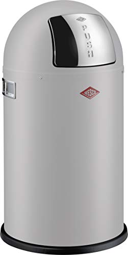 Wesco 175531-79 Pushboy Junior Mülleimer, Stahlblech, 22 liters, Cool Grey matt im Sale