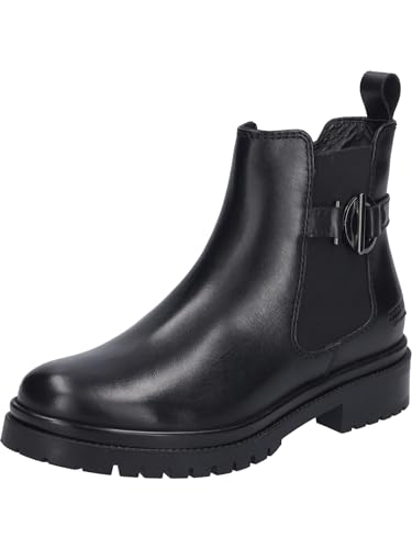 Josef Seibel Damen Chelsea Boots Stacey 04,Weite G (Normal),Wechselfußbett,uebergangsstiefel,Schlupfstiefel,flach,schwarz,38 EU im Sale