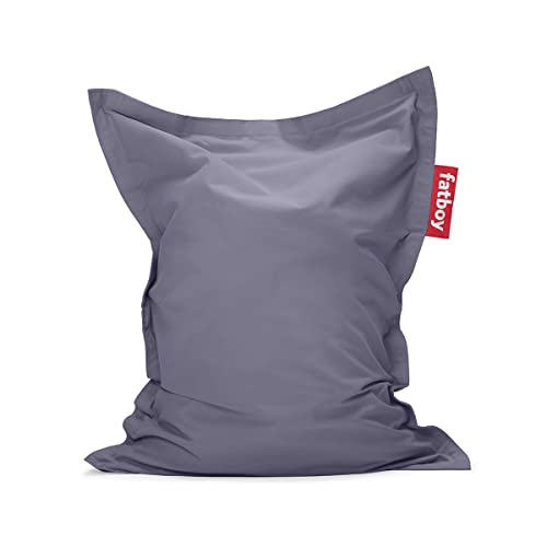 Fatboy Junior Stonewashed Sitzsack Blau, Baumwolle, 20 x 130 x 100 cm (LxBxH) im Sale