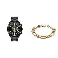 Thumbnail for Diesel Herrenuhr Spiked und Armband, Edelstahl, Set im Sale