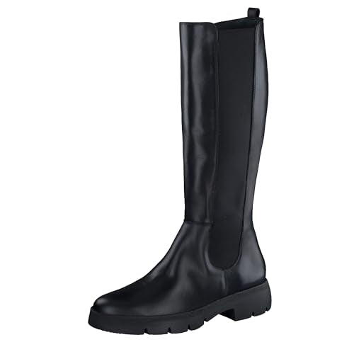 Paul Green Damen Stiefel, Frauen Klassische Stiefel,langschaftstiefel,reißverschluss,Winterstiefel,Winterschuhe,Schwarz (Black),39 im Sale