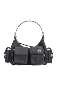 Thumbnail for Pinko Damen Cargo Bag Recycled Nylon Tasche, Z99n_Black Limousine-Shiny Nickel im Sale
