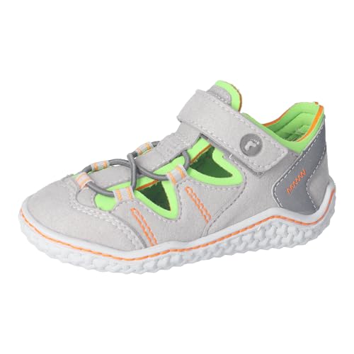 RICOSTA Boys' Velcro Low Shoes Jeff, Children's Low Shoes, Width: Medium, Washable, Vegan, Leisure Shoes, Sports Shoes, Ocean/Neon Yellow (180), 28 EU on Sale