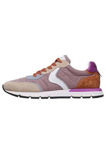 VOILE BLANCHE Sneaker aus Veloursleder und technischem Gewebe, Flieder 40 im Sale