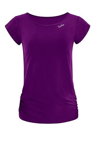 Winshape Damen Functional Light and Soft Kurzarmshirt Aet130ls, Ultra Style T-Shirt, Dark Plum,  EU im Sale