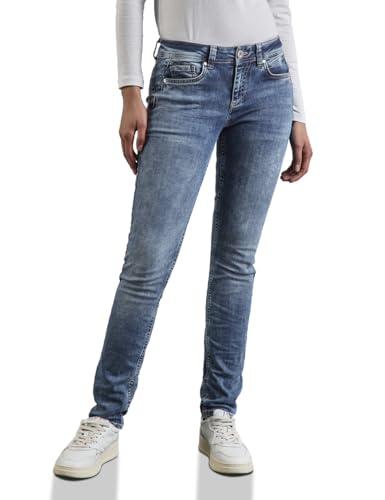 Street One Damen A378548 Jeans Im Casual Fit, Medium Blue Random, 30W / 32L EU im Sale
