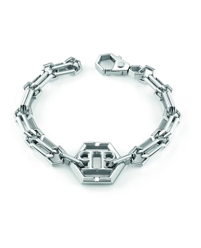 Philipp Plein Herren Armkette Edelstahl Silber PLEIN ICON CHAIN PJ9EA02BU im Sale