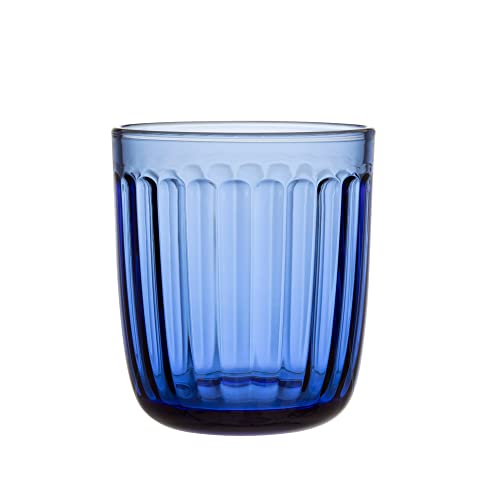 Iittala Raami Trinkgläser 2er Set Spülmaschinenfest in der Farbe Ultramarineblau, 260ml, 1067423 im Sale