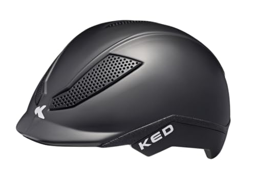 KED Unisex Jugend Pina Fahrradhelm, Black matt, (50-53cm) im Sale